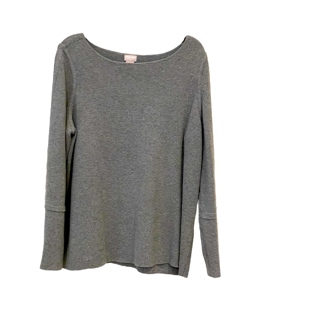 Zenergy gray knit sweater